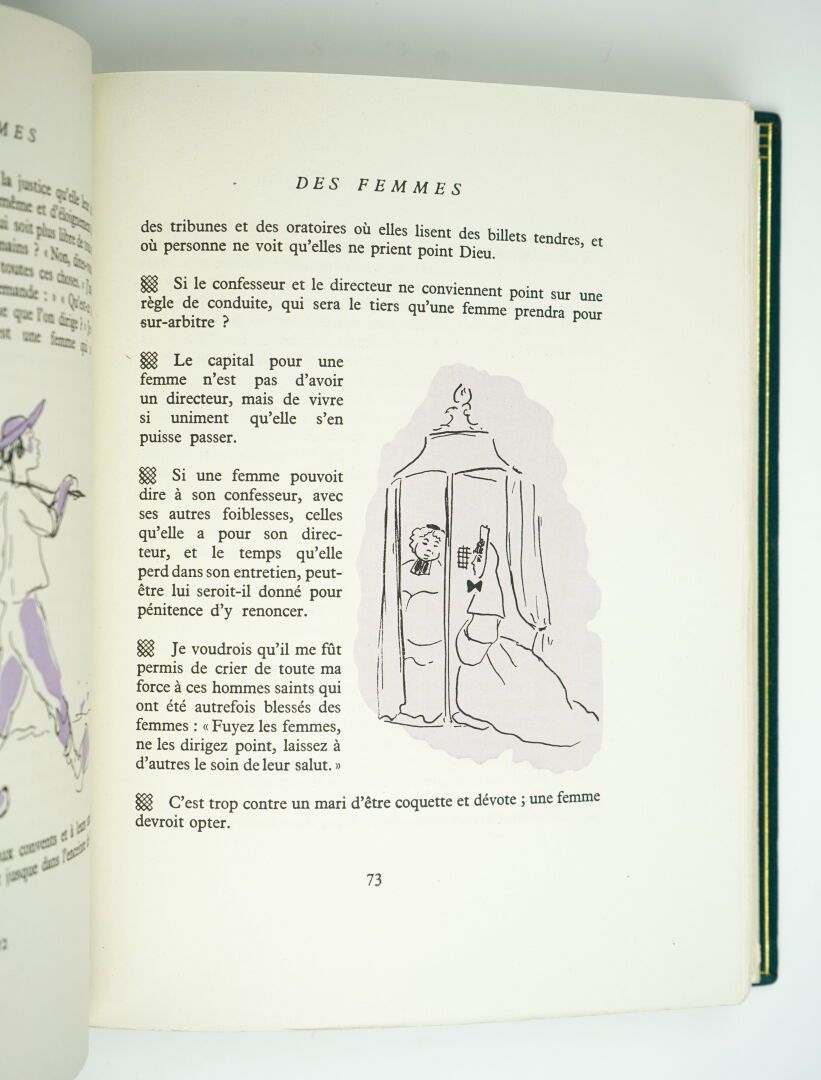 Null LA BRUYÈRE : Les Caractères. Illustrations de Maurice VAN MOPPES. Paris, Éd&hellip;