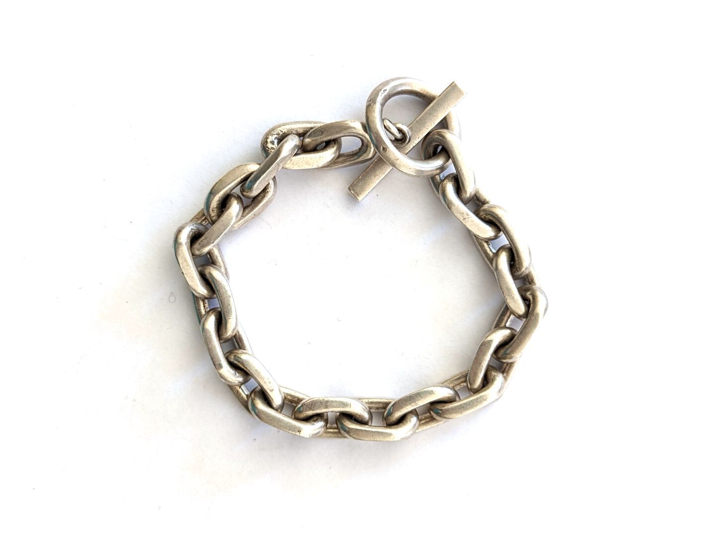 Null Silver bracelet with ink chain. 

Weight : 70,30 g 

Boar

L : 19 cm