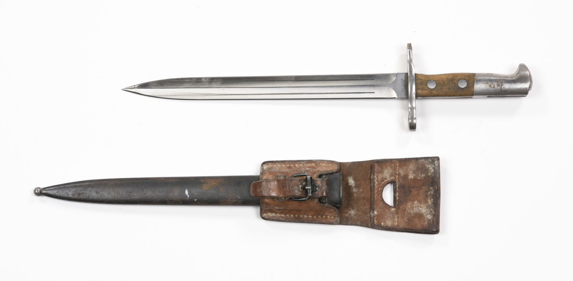 Null Baionetta svizzera 1899 con il suo tassello 
Buono stato