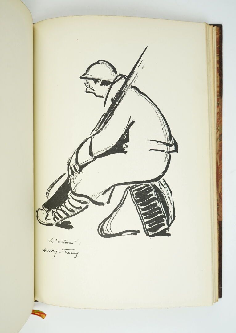 Null [1914-1918] 三本书。



乔里耶（安托万）：一个简单的诗人的独白。安德里-法西的诗作插图。格勒诺布尔，雷伊，1919。



17,5乘&hellip;