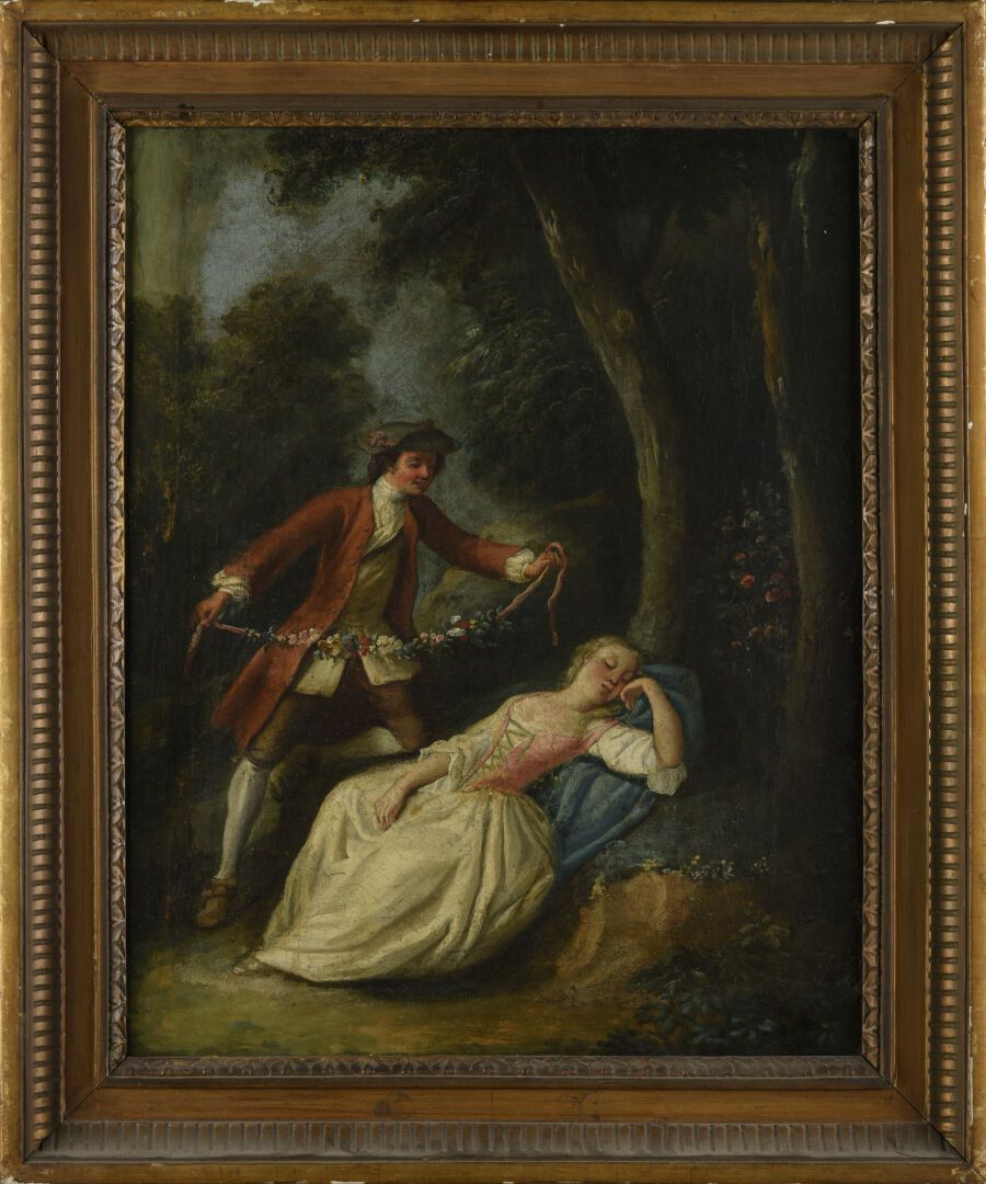 Null 18世纪法国学校
加兰特对话
布面油画
50 x 38 cm
有框