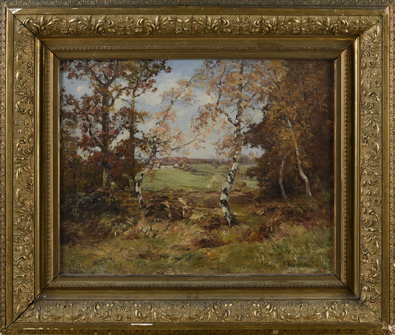 Null 让-艾梅-圣西尔-吉里耶(Jean-Aimé SAINT-CYR GIRIER) (1837-1911)
里昂山的景观
布面油画 
右下方有签名。
4&hellip;