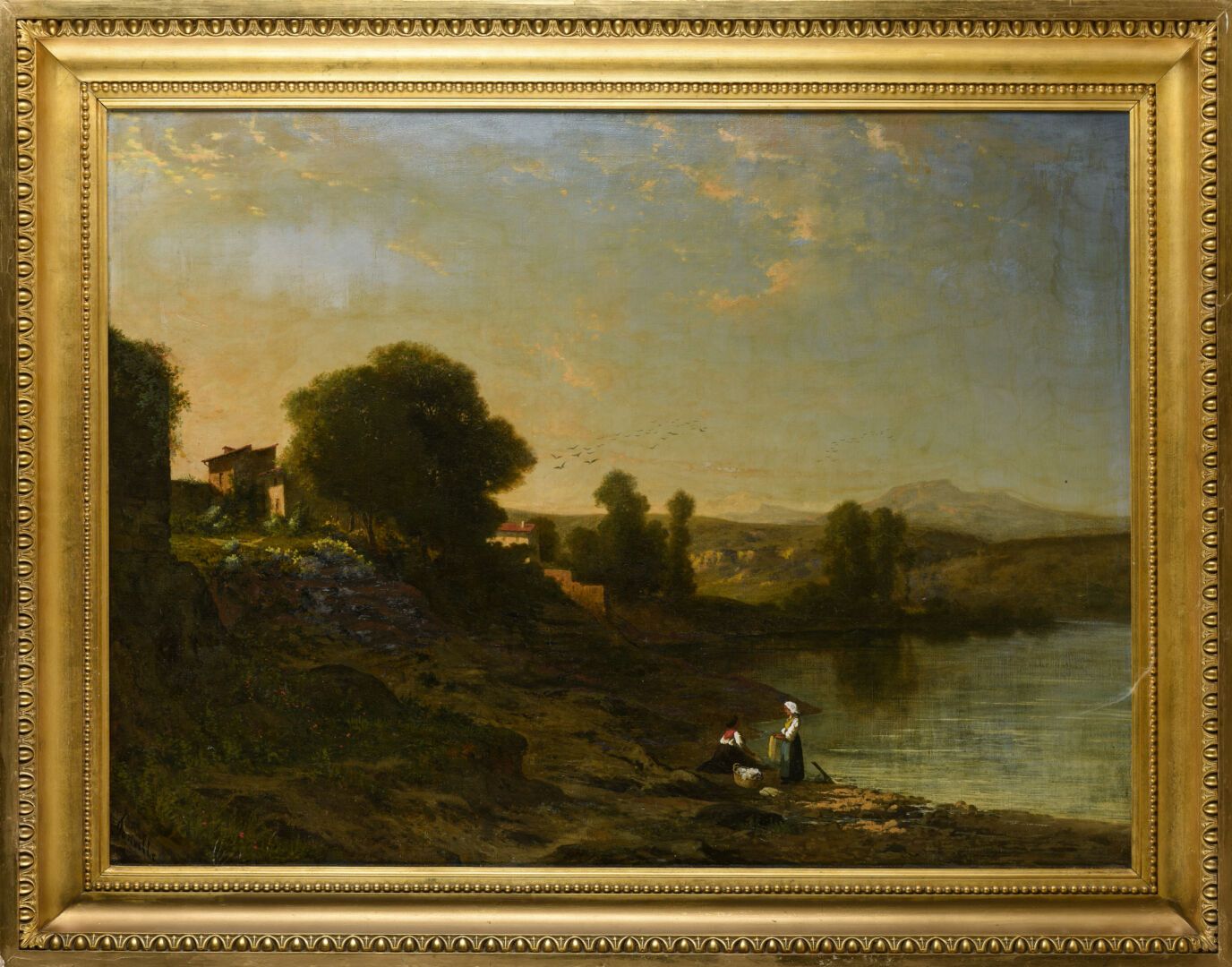 Null Horace-Antoine FONVILLE (1832 - 1914)
Landscape
Oil on canvas 
75 x 100 cm
&hellip;
