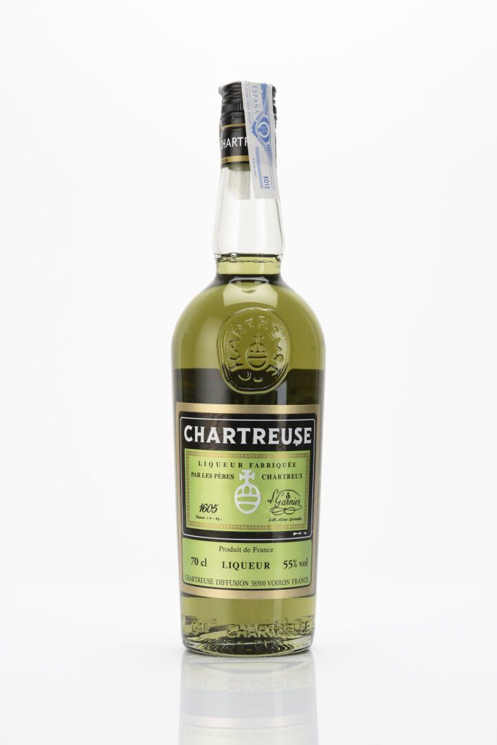 Null 1 B SANTA TECLA GREEN CHARTREUSE 70 cl 55% (2018) Chartreuse Fathers NM