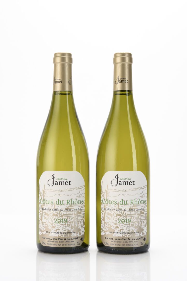 Null 2 B CÔTES DU RHÔNE白葡萄酒 Domaine Jamet 2020