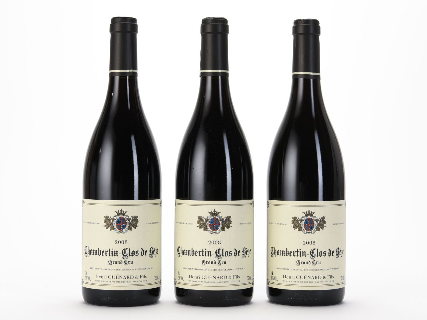 Null 3 B CHAMBERTIN CLOS DE BÈZE (Grand Cru) Henri Guenard & Fils 2008