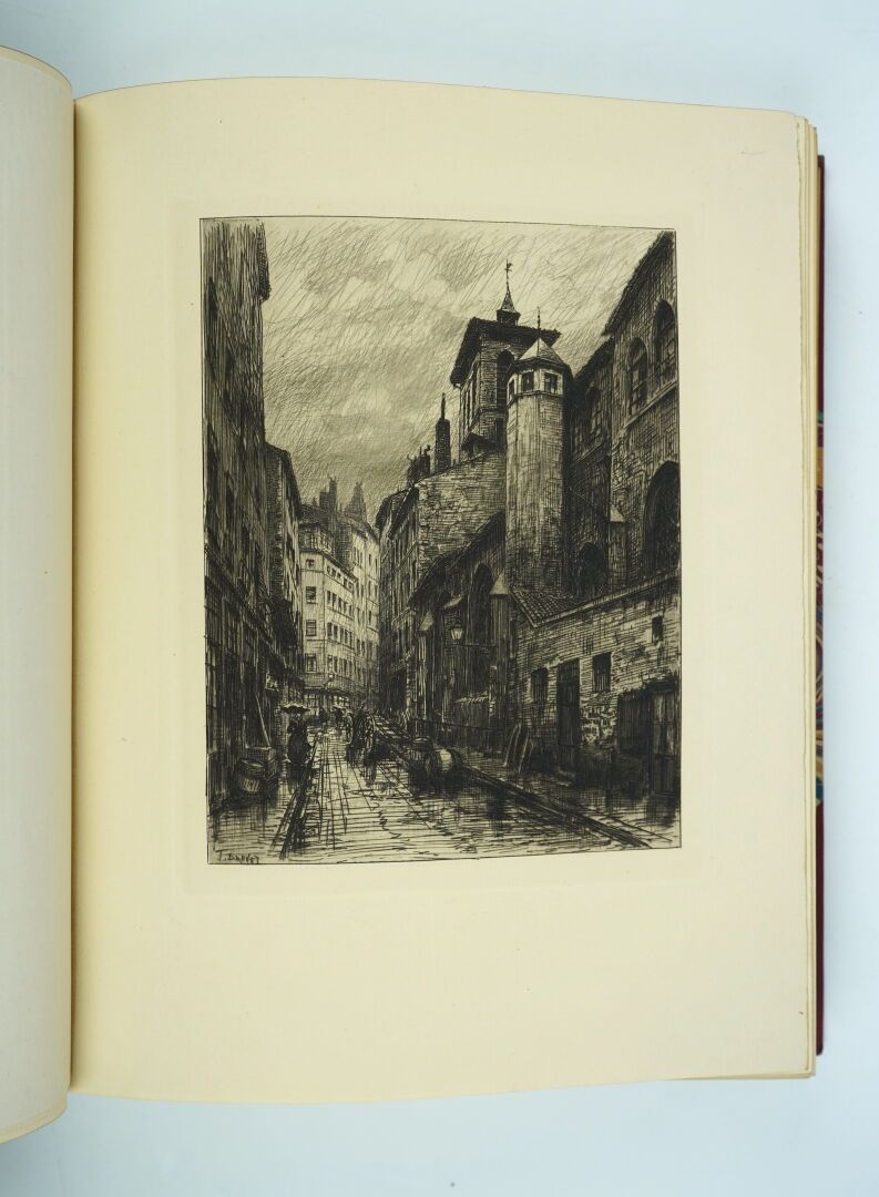 Null BLETON (Auguste): Lyon pittoresque. Illustrated with 5 etchings, 20 lithogr&hellip;