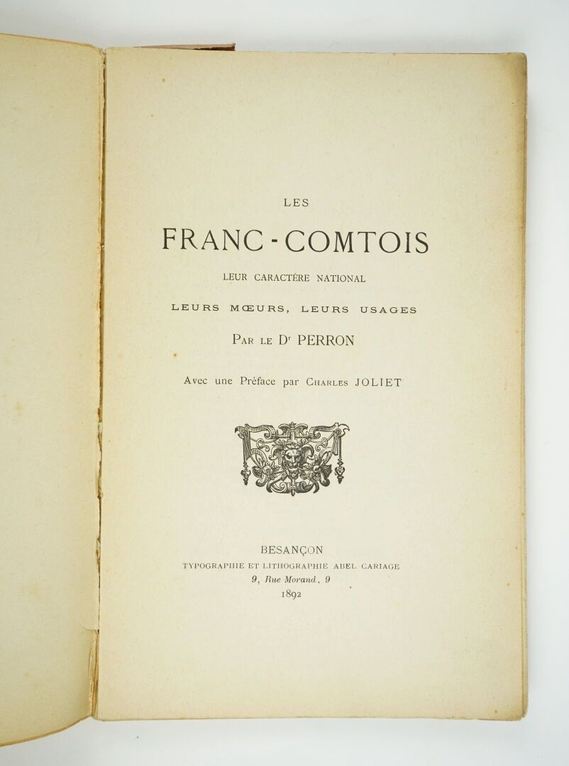 Null PERRON (Charles-Alexandre, doctor): Proverbs of Franche-Comté. Historical a&hellip;