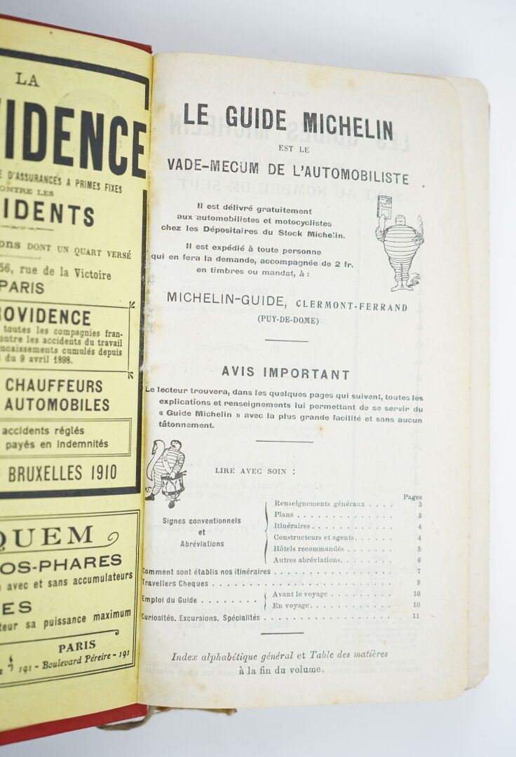 Null MICHELIN Guide 1914.

15th year of this famous guide, here in near-new cond&hellip;