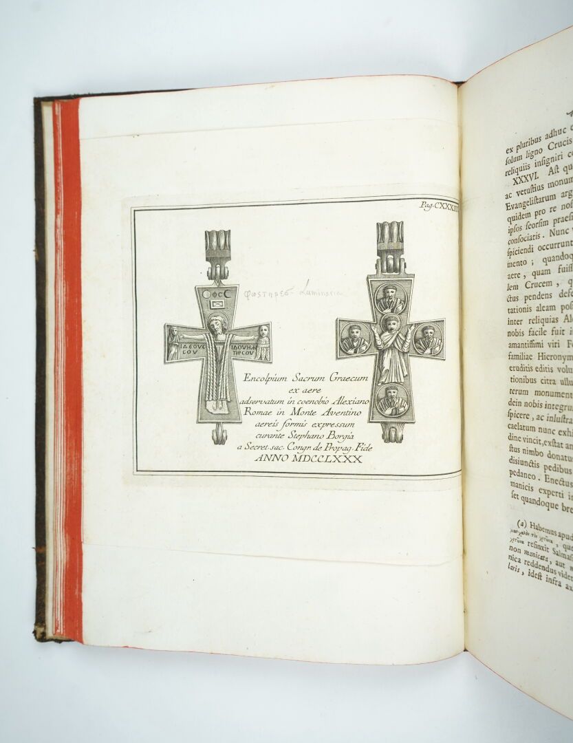 Null BORGIA (Stephano): De Cruce Veliterna commentarius. Sac. Congreg. De Propag&hellip;