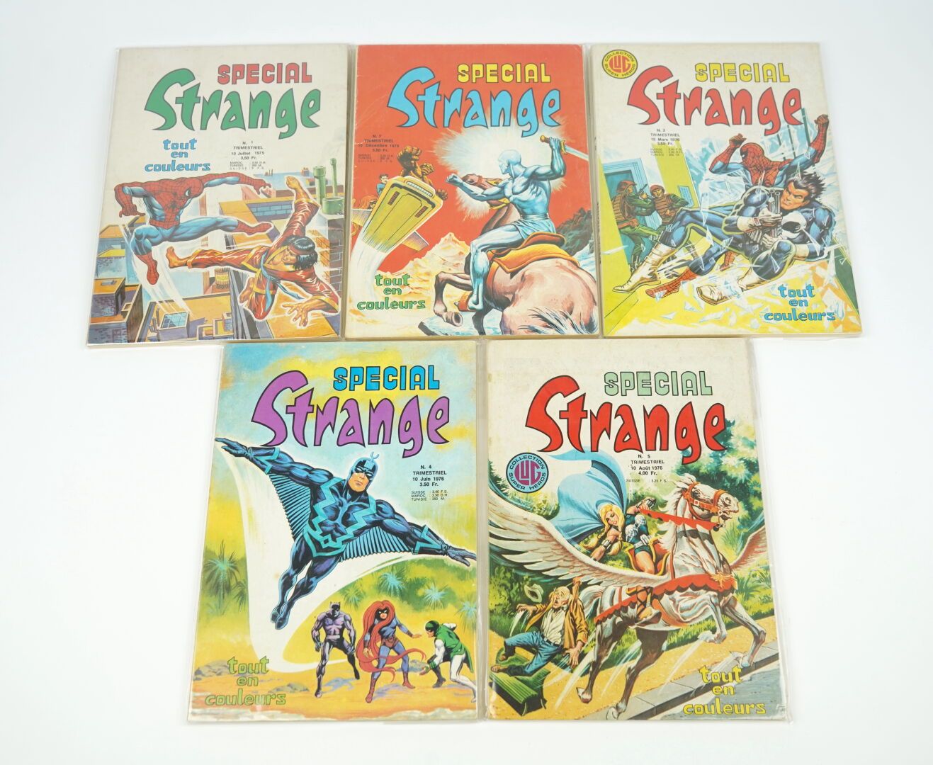 Null SPECIAL STRANGE - the first ten issues. LUG, 1975-1977. Includes N°20, with&hellip;