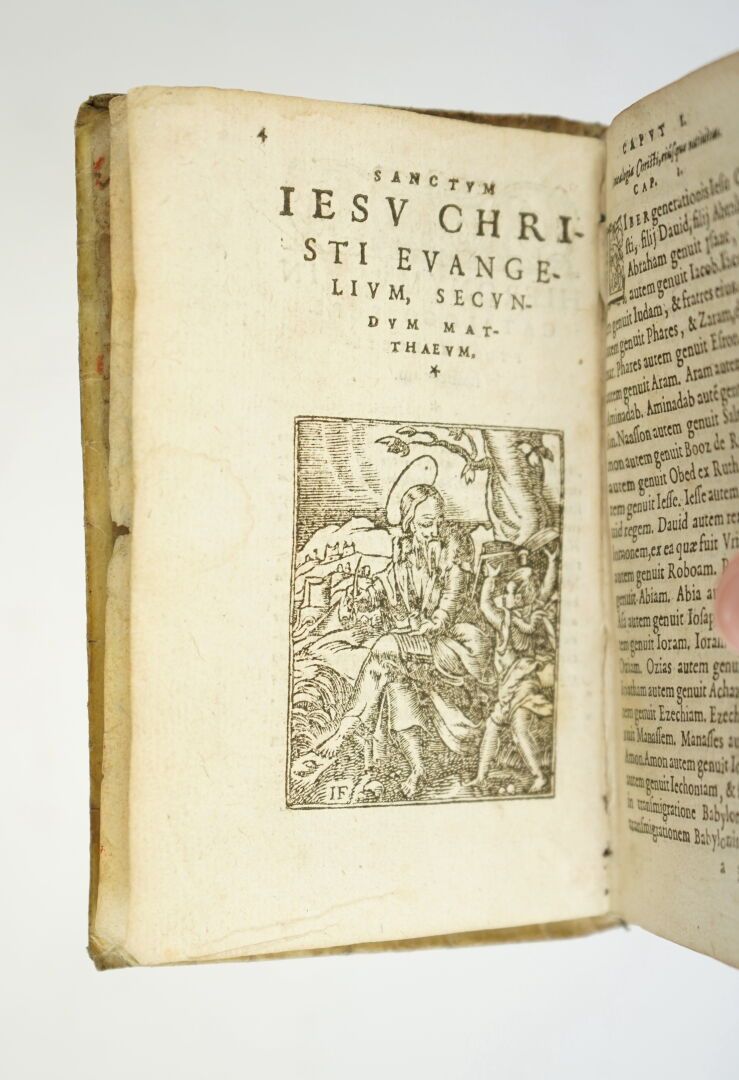 Null TESTAMENTI NOVI. Editio Vulgata. Lugdunum, Ant. Gryphium (Lyon, Antoine Gry&hellip;