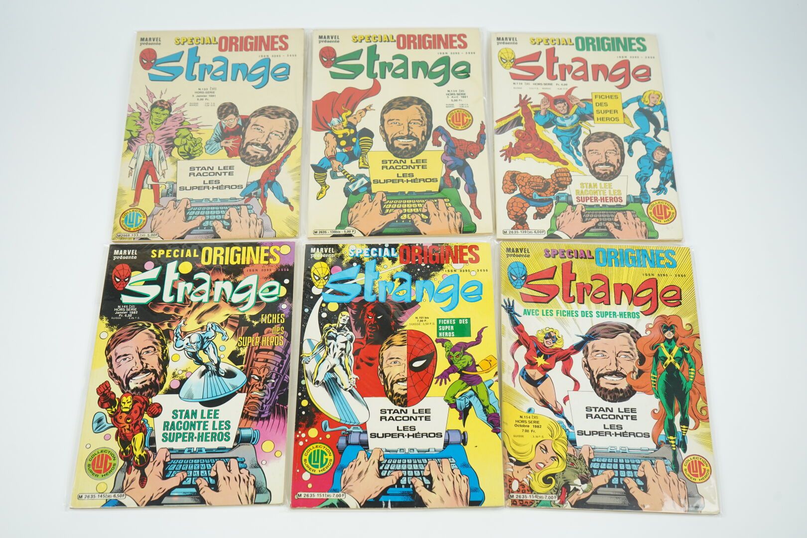 Null STRANGE, ORIGINS special. 17 issues, published by LUG (1981-1986).
We offer&hellip;