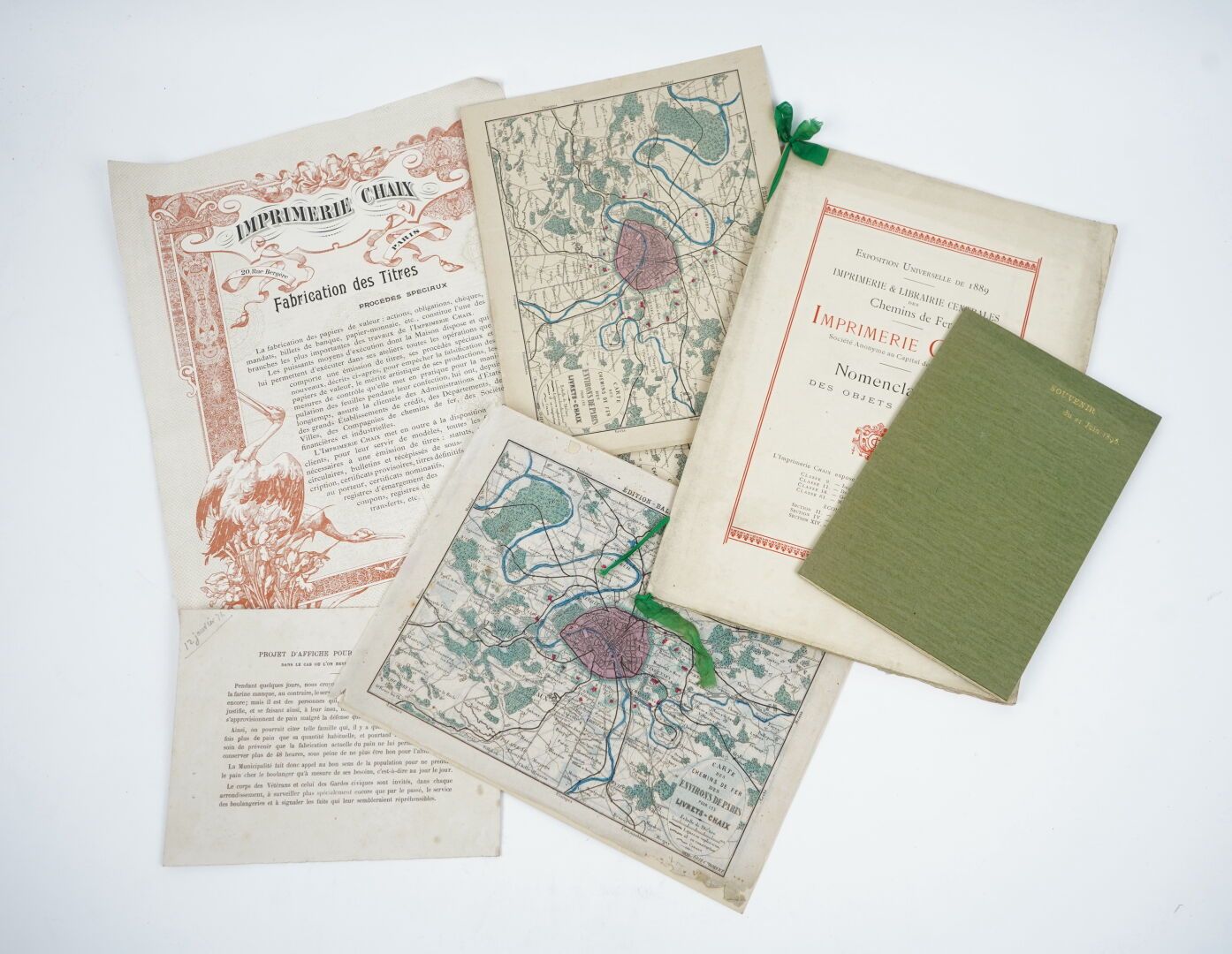 Null Eine Sammlung von Dokumenten über die Druckerei CHAIX.

Historique de l'Imp&hellip;