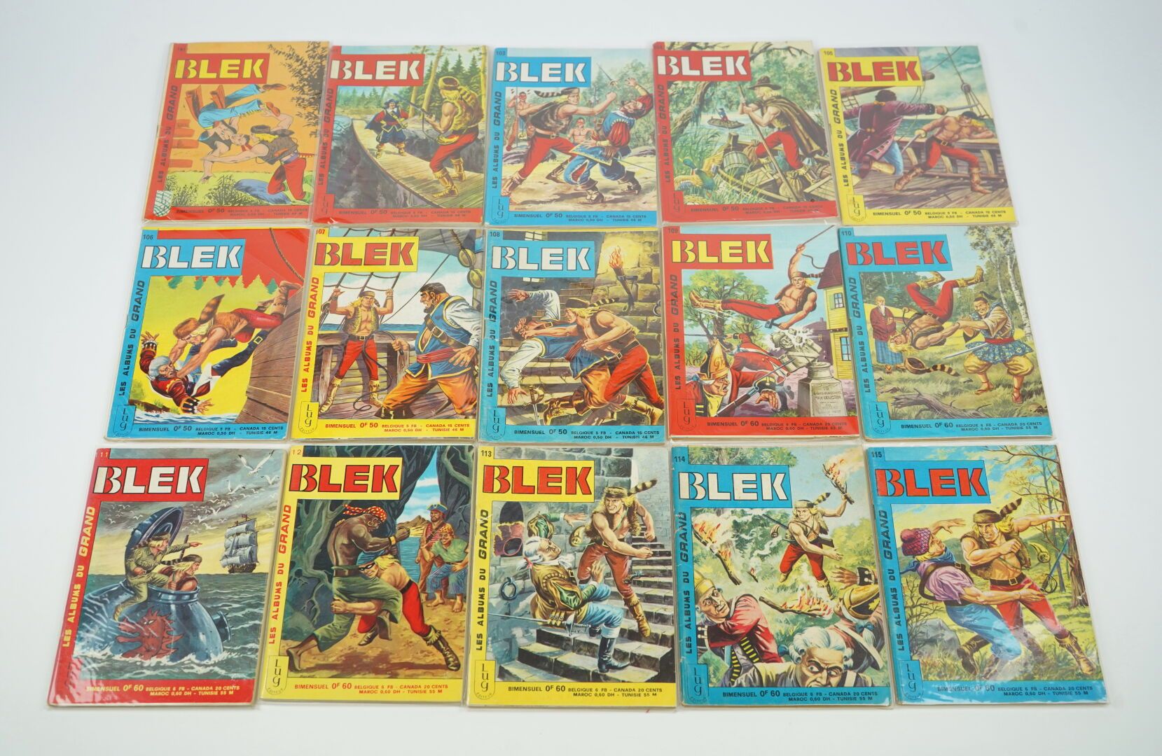 Null Los grandes álbumes de BLEK. LUG, 1967-1973. 

Del nº 101 al nº 248, except&hellip;
