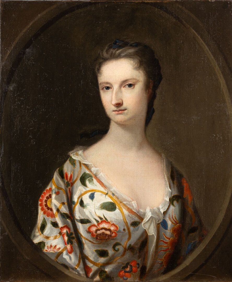 Null Ecole Française du XVIIIème siècle
Portrait de femme 
Huile sur toile 
75 c&hellip;