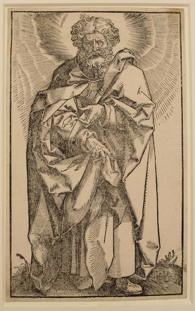 BALDUNG GRIEN, Hans BALDUNG GRIEN, Hans St. Bartolomew. 1519 Gravure sur bois, 2&hellip;