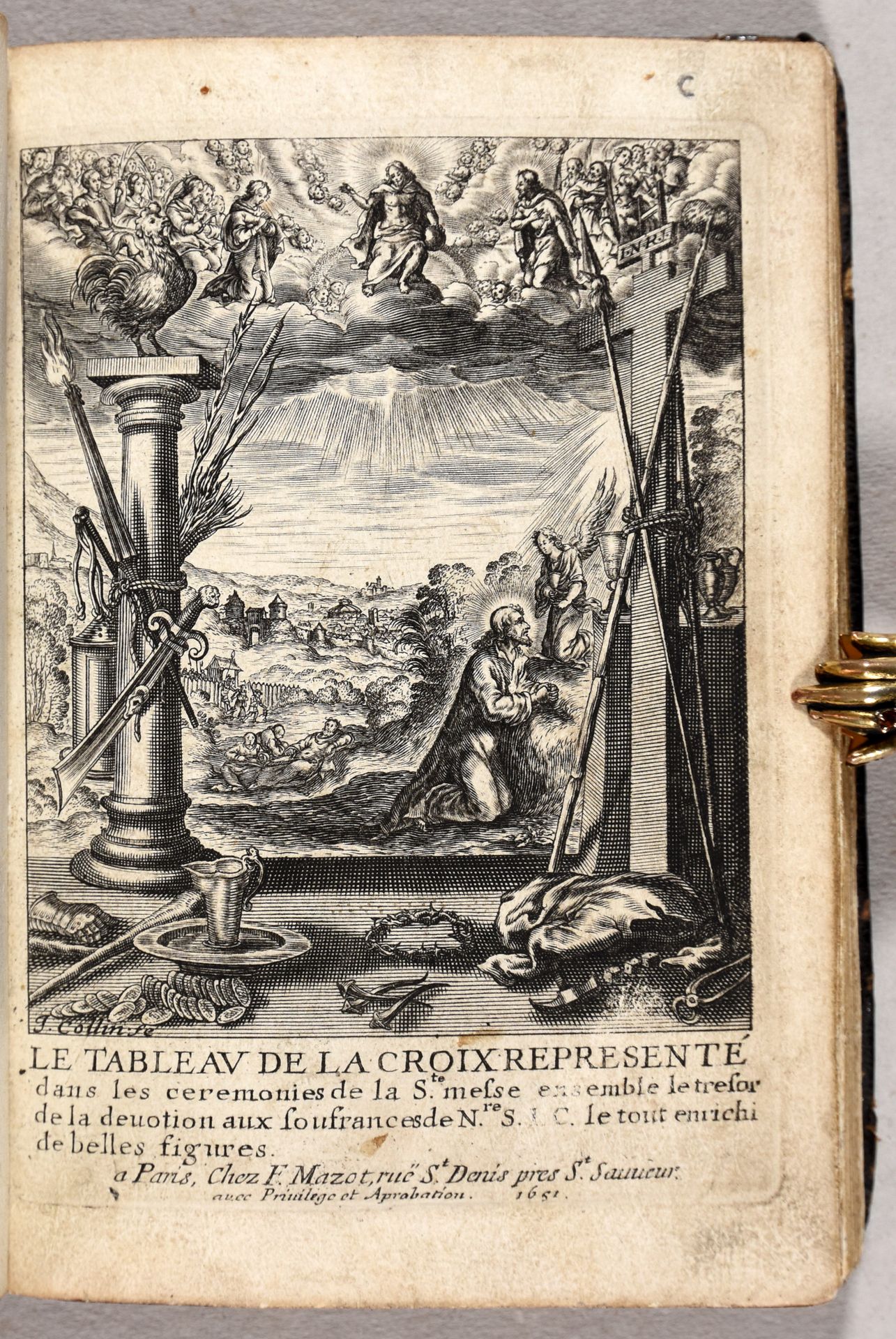 Collin, J. ; Gheyn, Willem de ; Durant, Isaac Le tableau de la croix représenté &hellip;