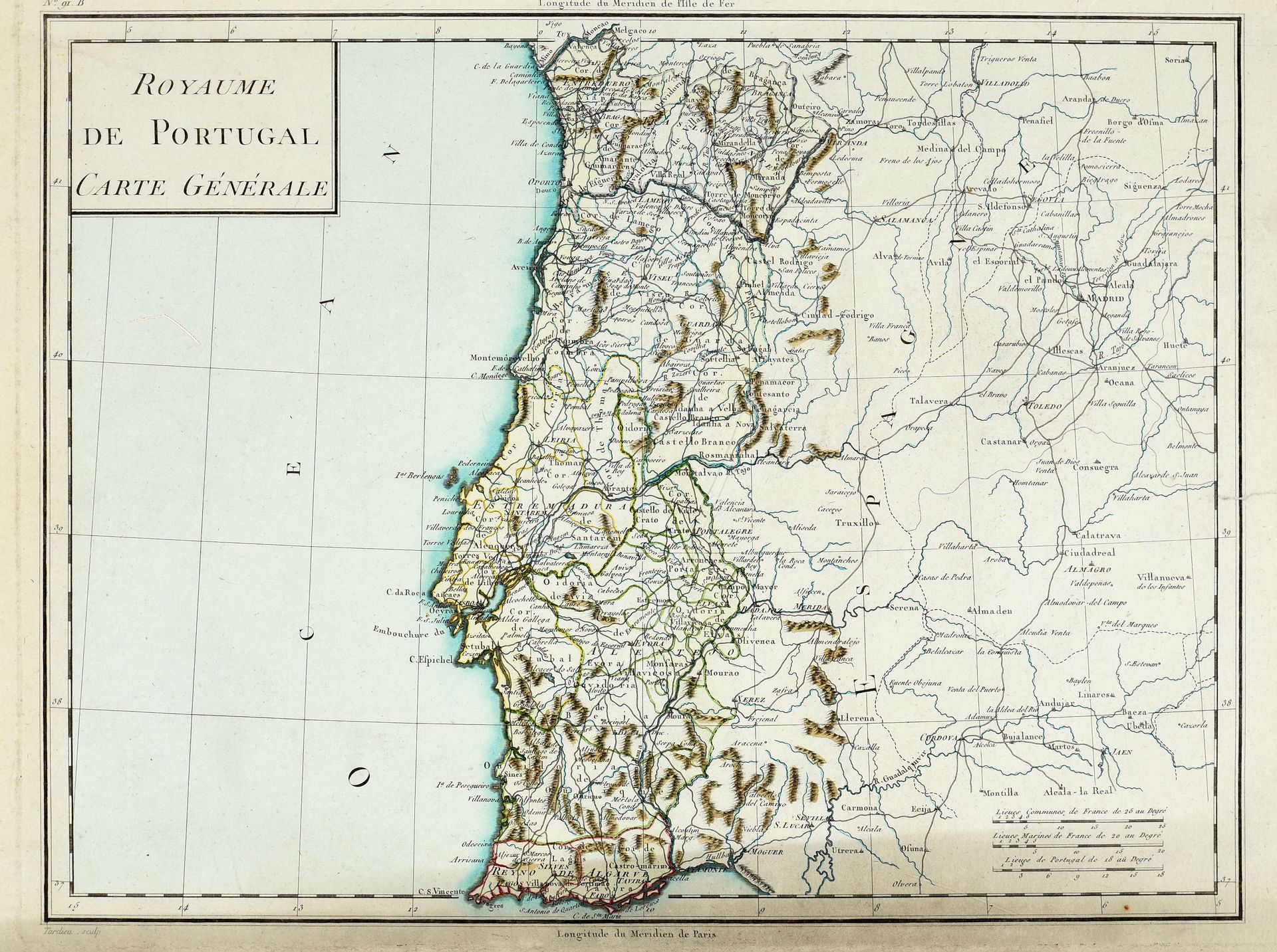 Null 18张地图。1.Lopez, Tomas.- 布尔戈斯省部分地区的地理地图[...]。马德里，[T. Lopez]，1784年。80 x 84 cm，&hellip;