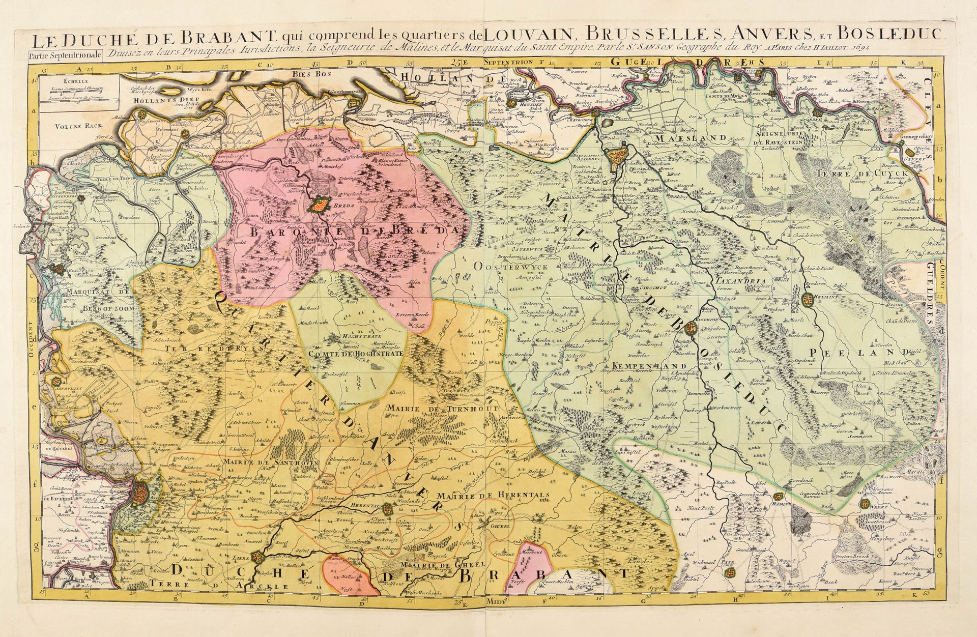 Null 3 maps. 1. Le duché de Brabant qui comprend les quartiers de Louvain, Bruss&hellip;