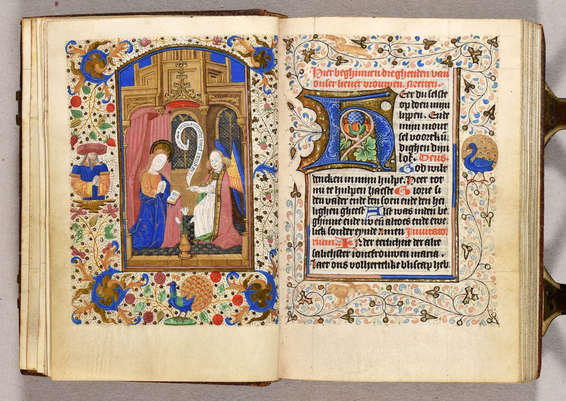 Null Getijdenboek. Use of Utrecht. [Delft ca. 1470] 8vo (17 x 12 cm): [206] ff. &hellip;