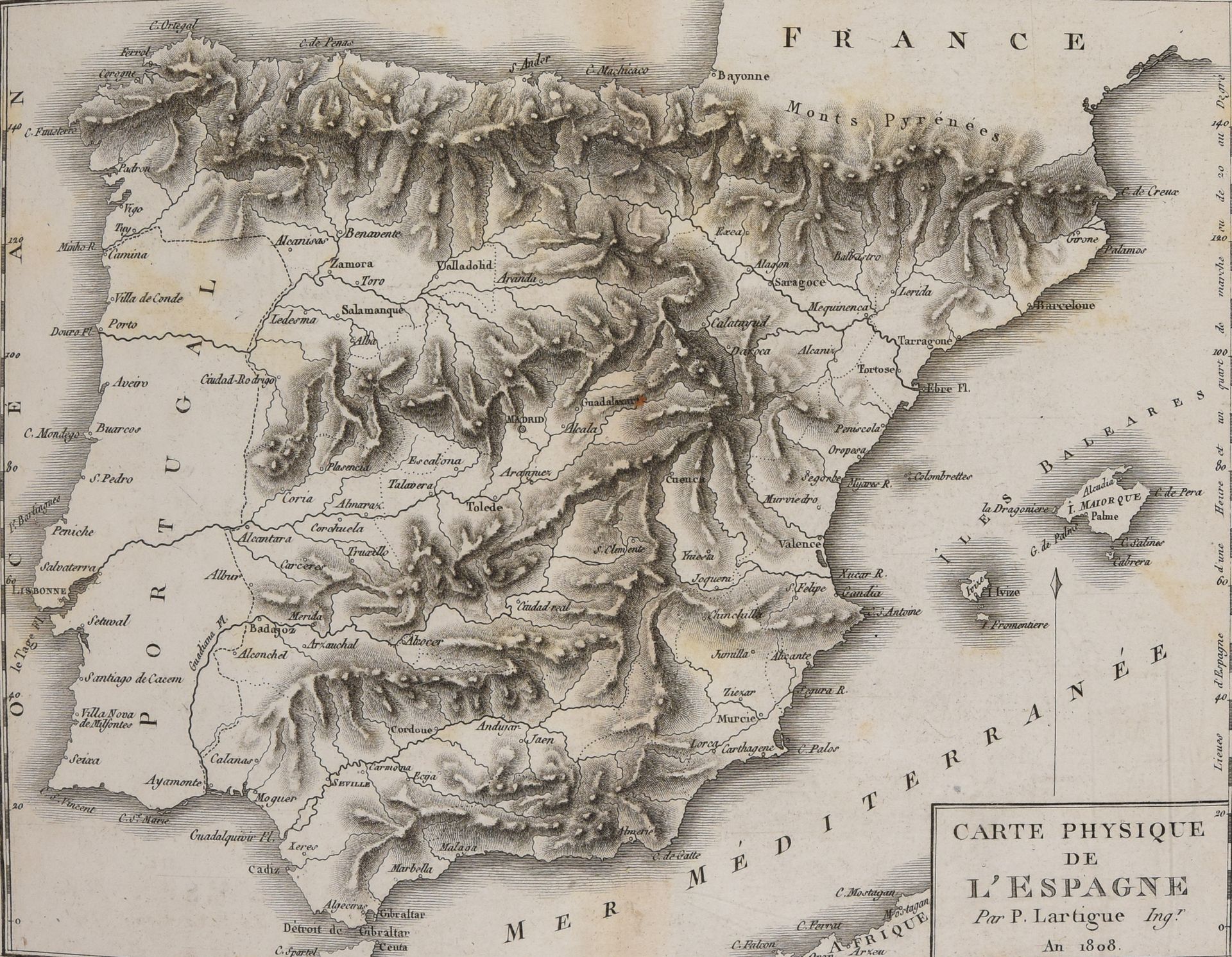 Vicq, Aglaé LABORDE, Alexandre de Atlas de l'itinéraire descriptif de l'Espagne.&hellip;