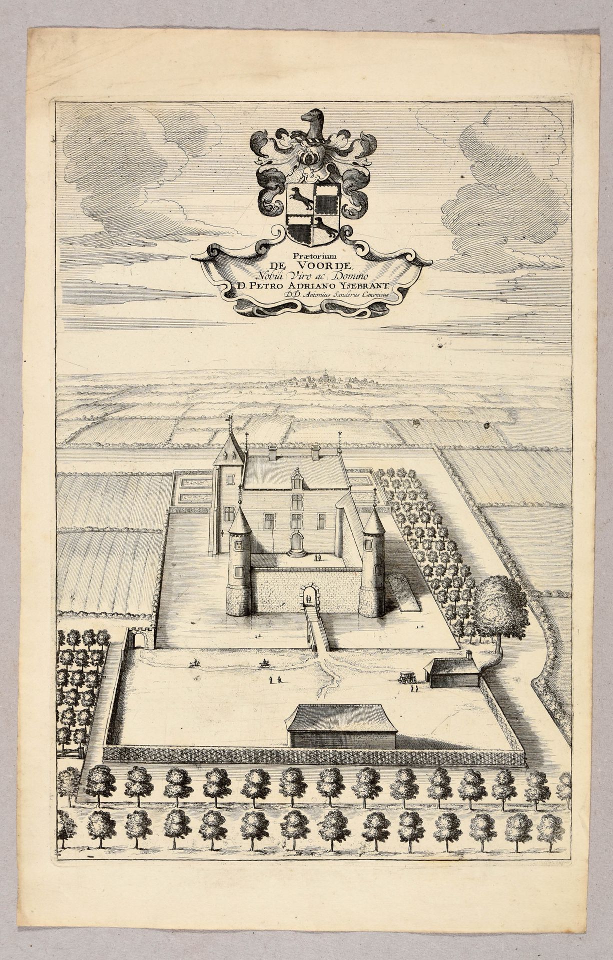 Null Praetorium de Voorde nobili viro ac Domino D. Petro Adriano Ysebrant. [Brux&hellip;