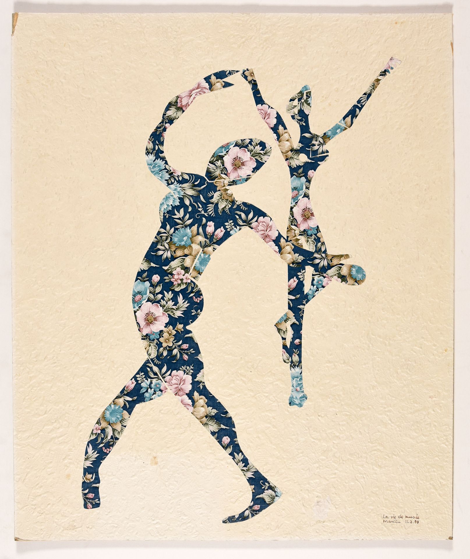 Mariën, Marcel MARIËN, Marcel Das Leben im Museum. 1984 Collage, bemaltes Papier&hellip;