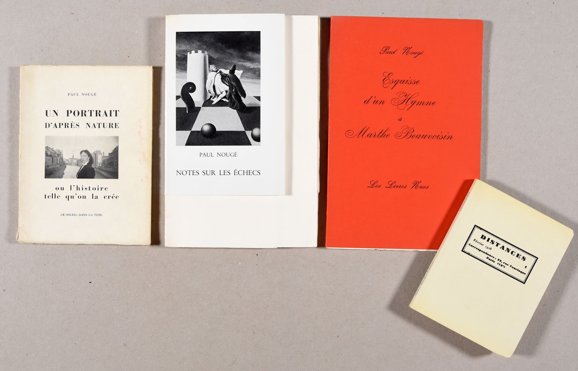 Null NOUGÉ, Paul 3 first editions. Brussels Les Lèvres nues [Marcel Mariën] Vari&hellip;