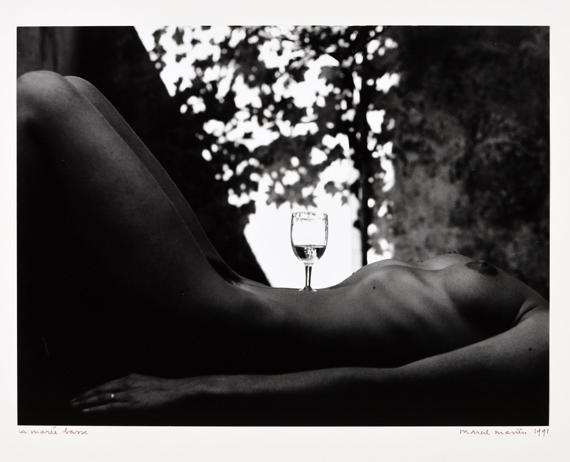 Mariën, Marcel MARIËN, Marcel La marée basse.1991年 黑白原版照片，30.5 x 40.5厘米；在支撑板上用双色&hellip;