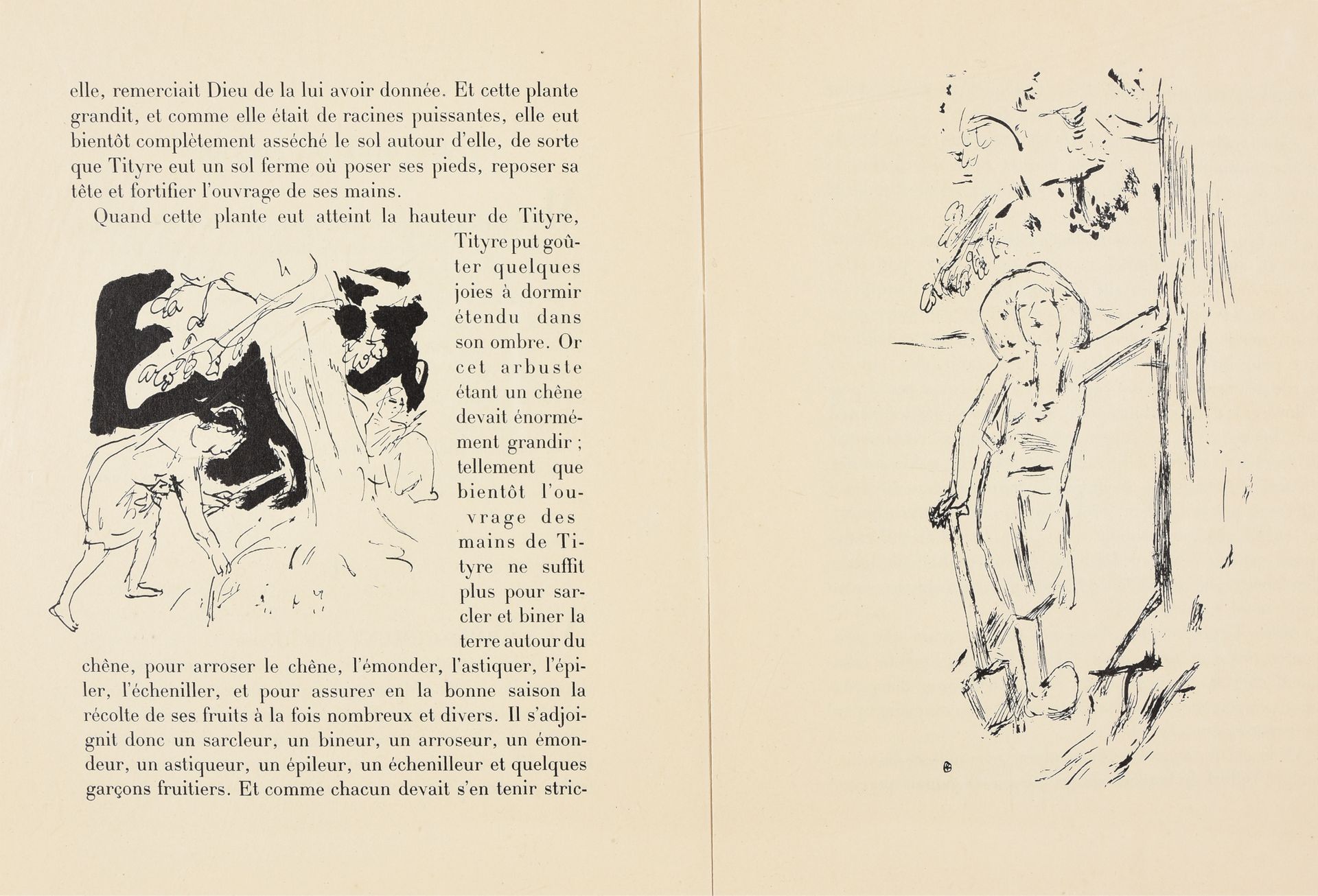 Bonnard, Pierre GIDE, André Le Prométhée mal enchaîné. Illustrato con trenta dis&hellip;