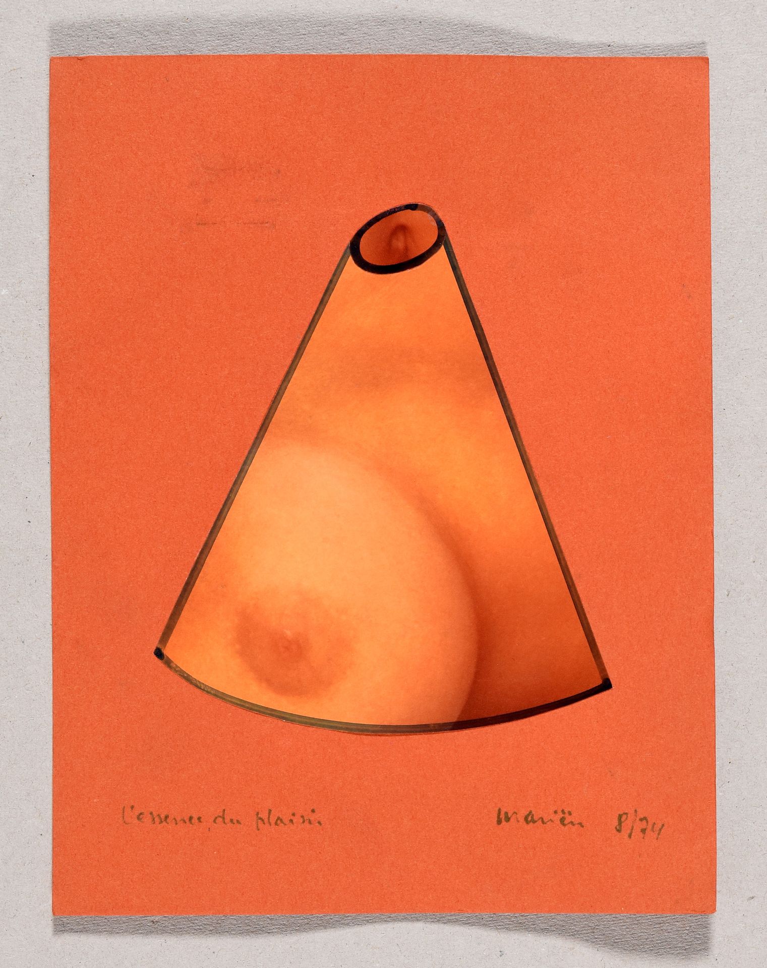 Mariën, Marcel MARIËN, Marcel L'essence du plaisir. 1974 Photographic collage on&hellip;