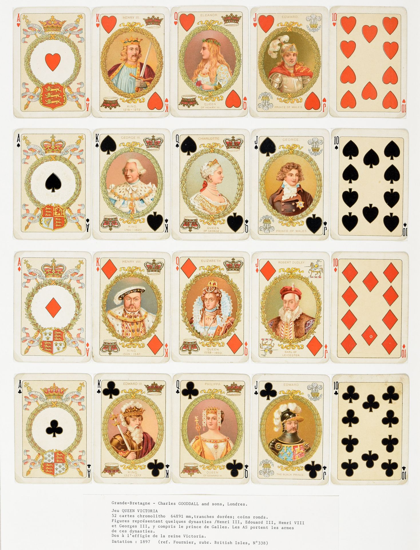 Null "Diamond Jubilee" Le carte da gioco "vittoriane" di Goodall. London Charles&hellip;