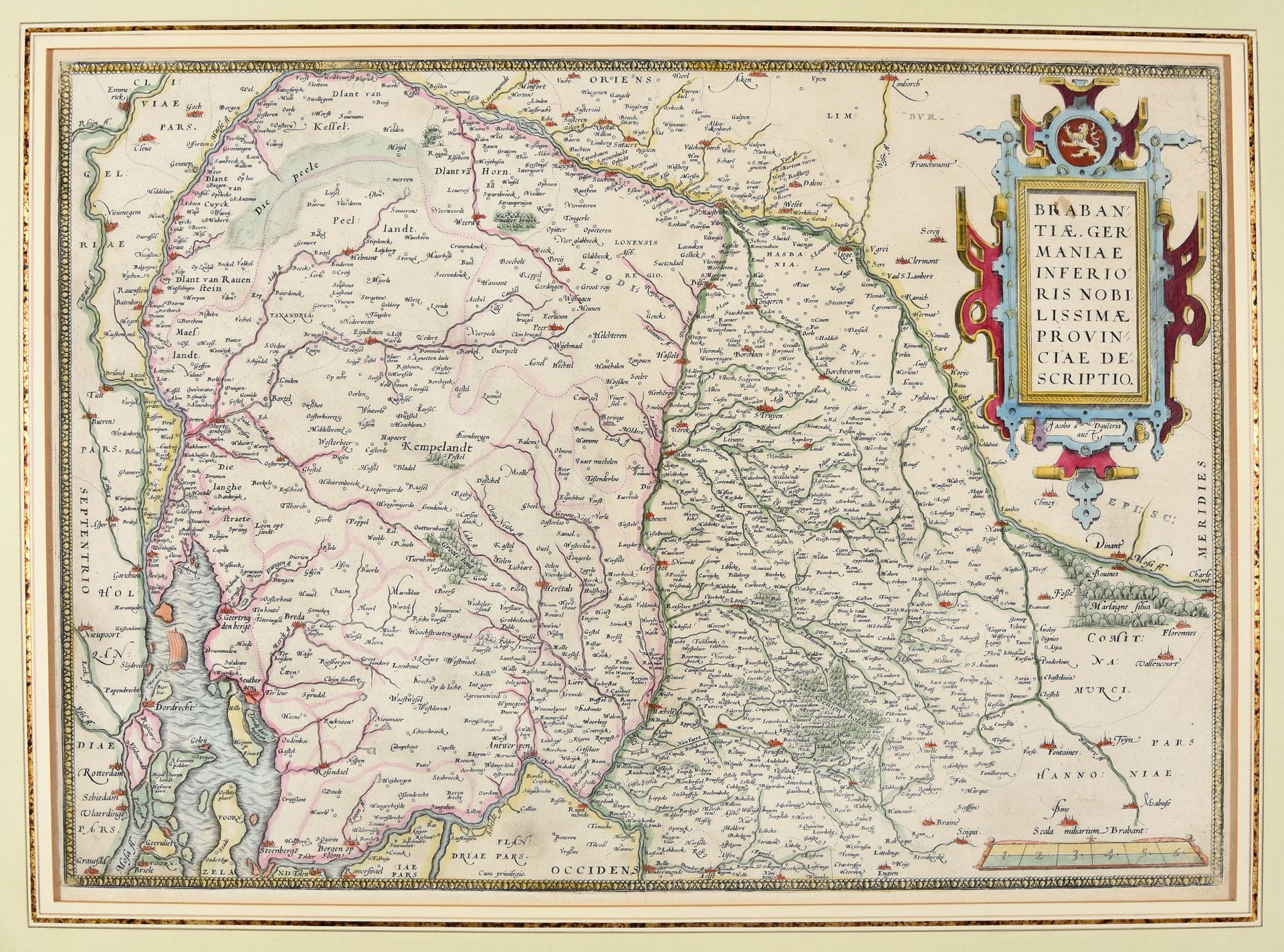 Null 2 maps. Framed (not studied outside frame). 1. Ortelius, A., Van Deventer, &hellip;