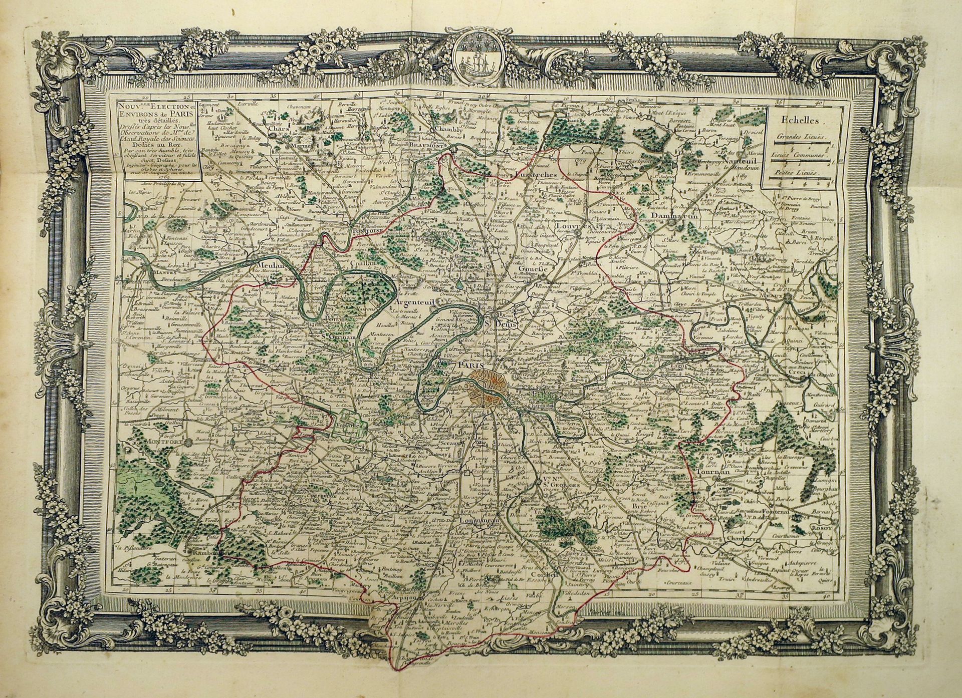 Null DESNOS, Louis-Charles 25 mappe. [Paris Desnos 1762-1763] Ingr. 23 bifogli p&hellip;