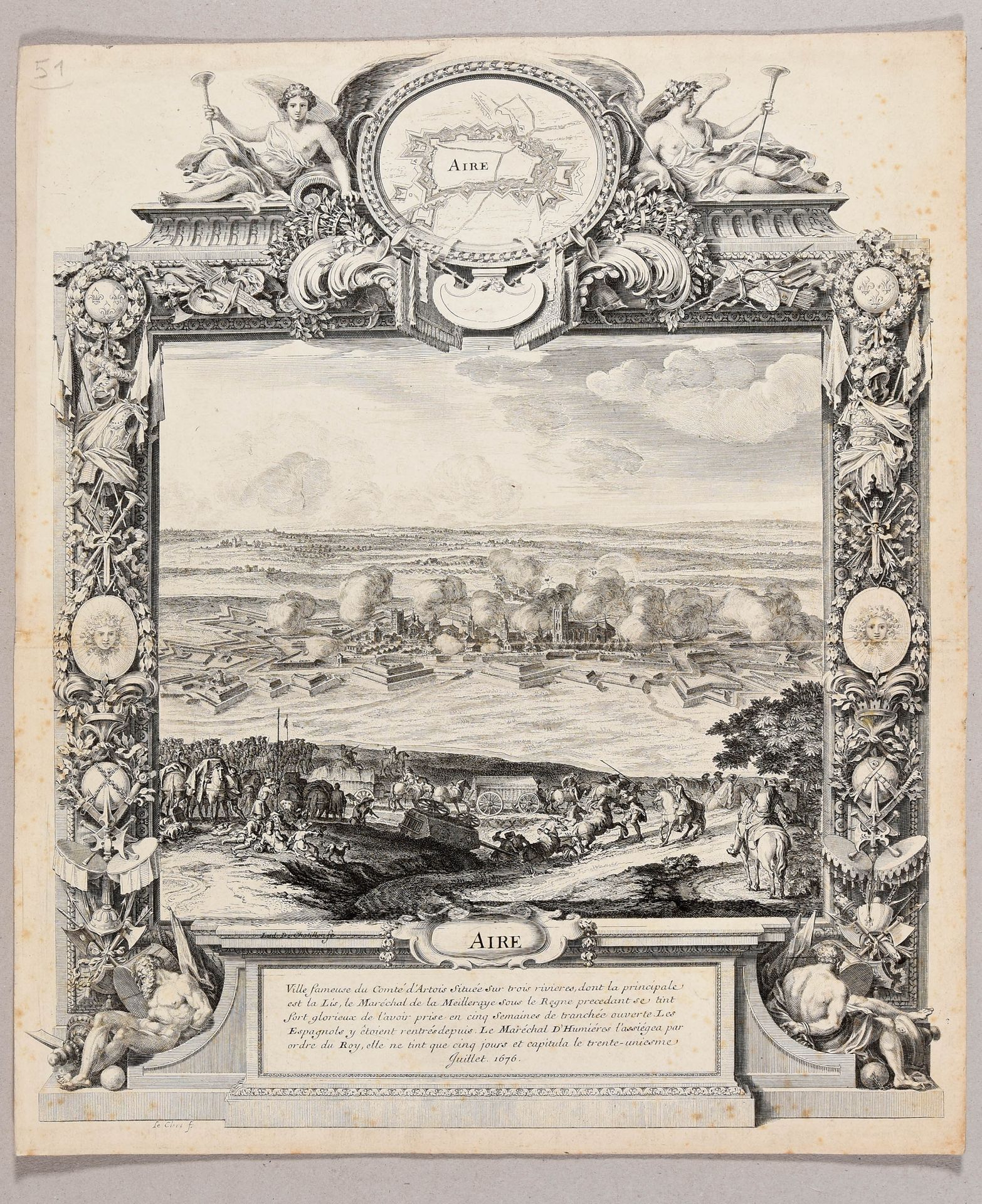 Null 9 topographical prints. 1-3. Leclerc, S.; de Châtillon, L. - [Les Grandes c&hellip;