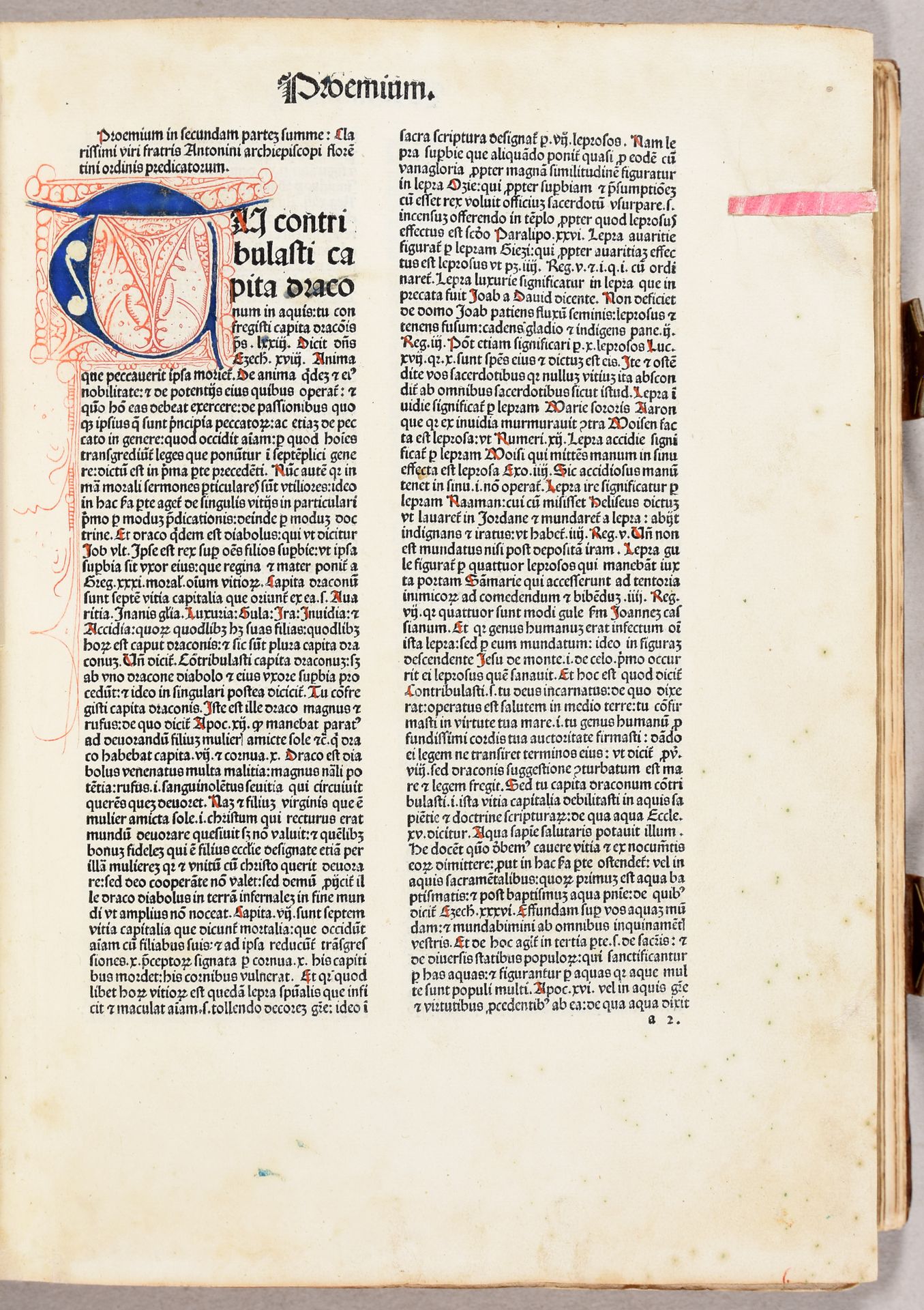 Null ANTONINUS FLORENTINUS (St.) Summa theologica (Pars II).威尼斯 N.Jenson 1480年6月&hellip;
