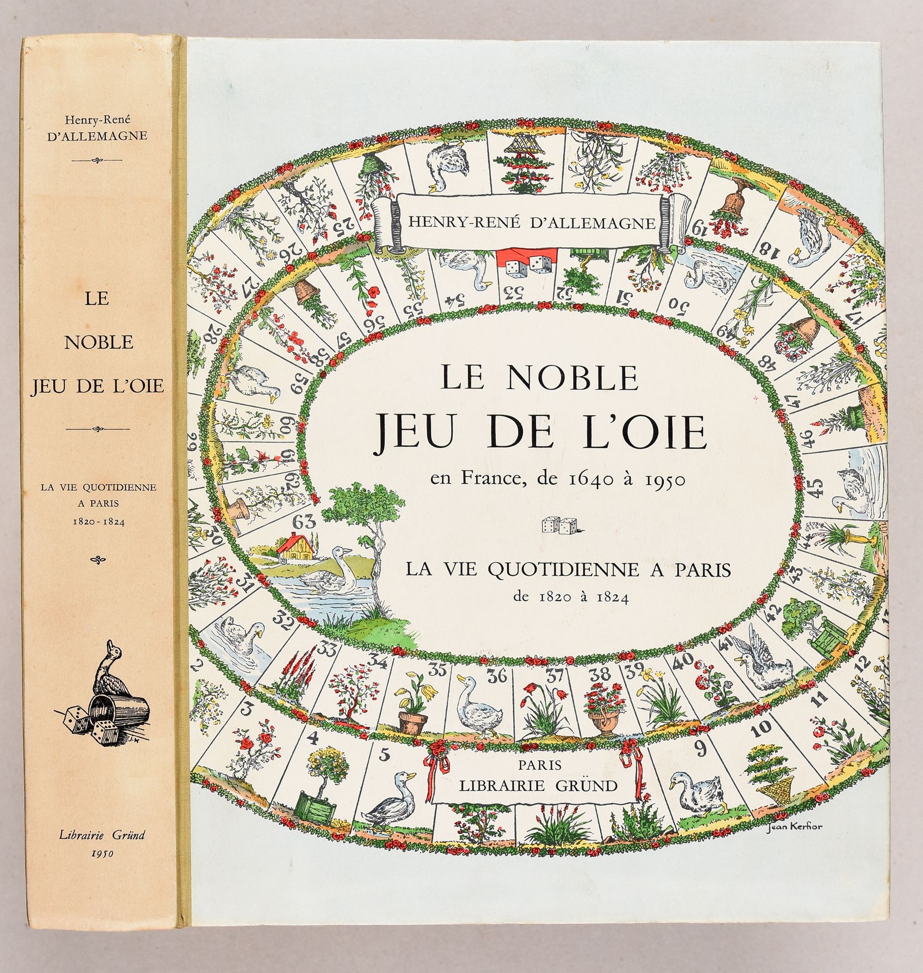Null ALLEMAGNE, Henry-René d' Le noble jeu de l'oie en France, de 1640 à 1950. Q&hellip;