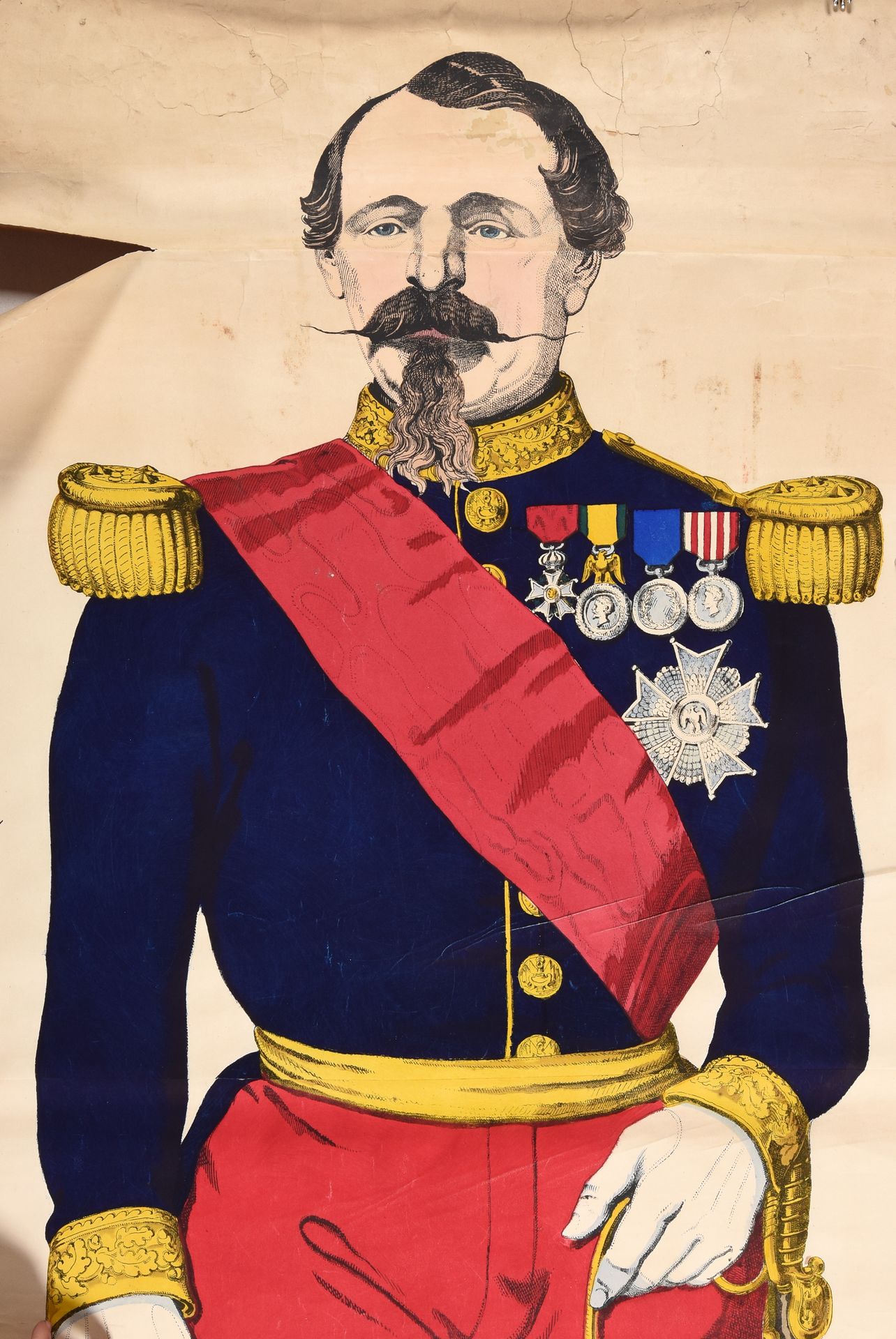 Null Napoléon III, empereur des Français. Épinal Imp. Lith. Pellerin [c. 1870] L&hellip;