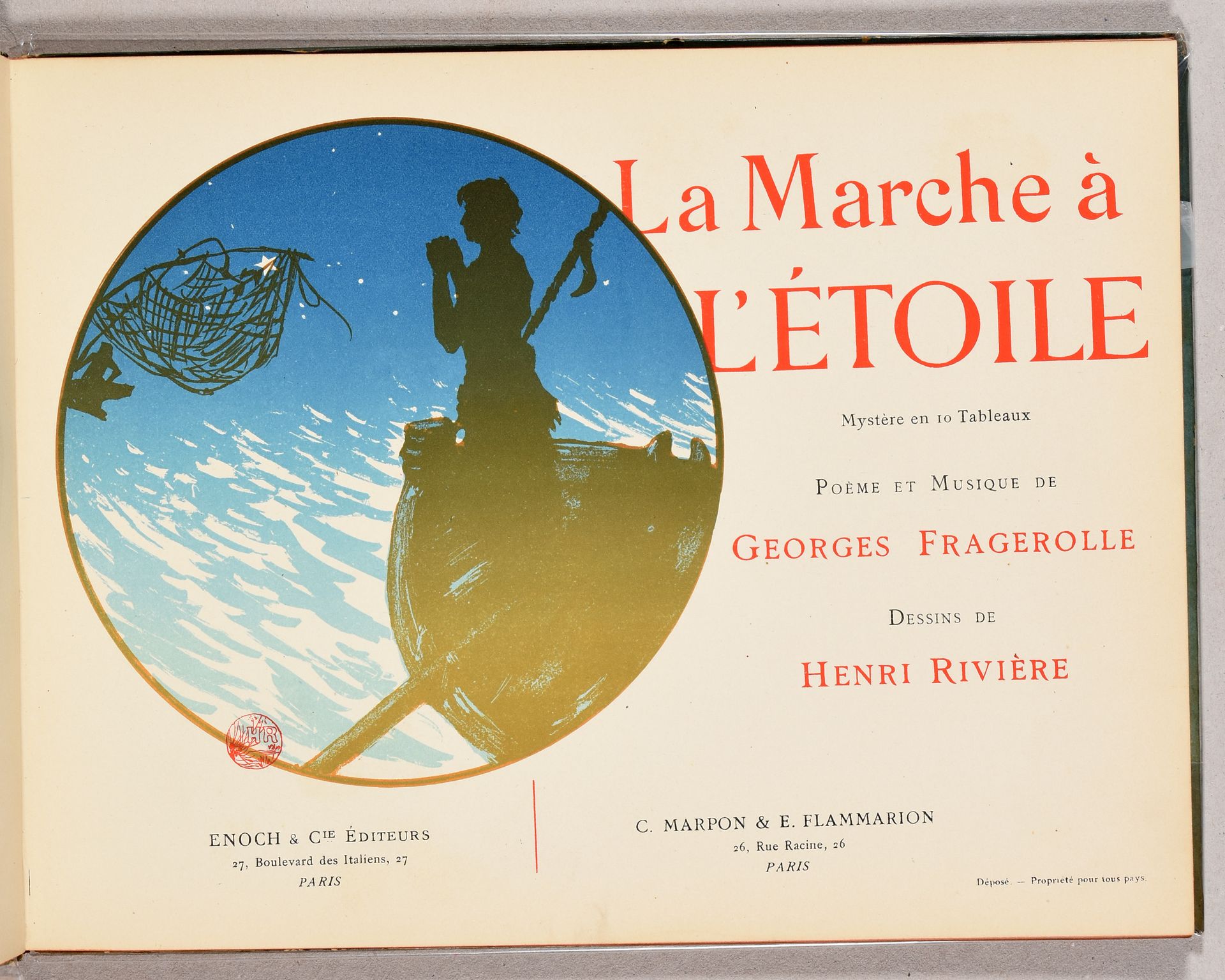 Rivière, Henri FRAGEROLLE, Georges La Marche à l'Étoile. Mystère en 10 tableaux.&hellip;