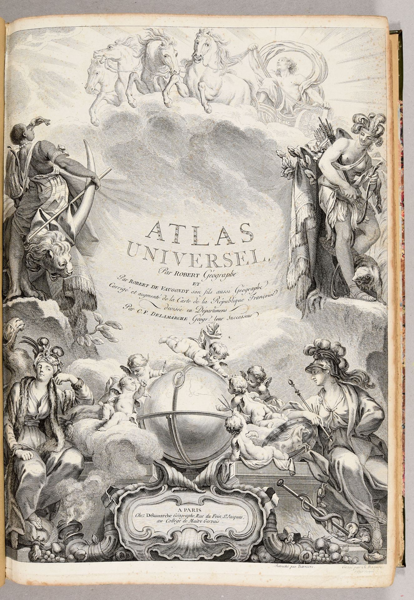 Null ROBERT de VAUGONDY, [Gilles & Didier] Atlas universal [...]. Corrigé et aug&hellip;