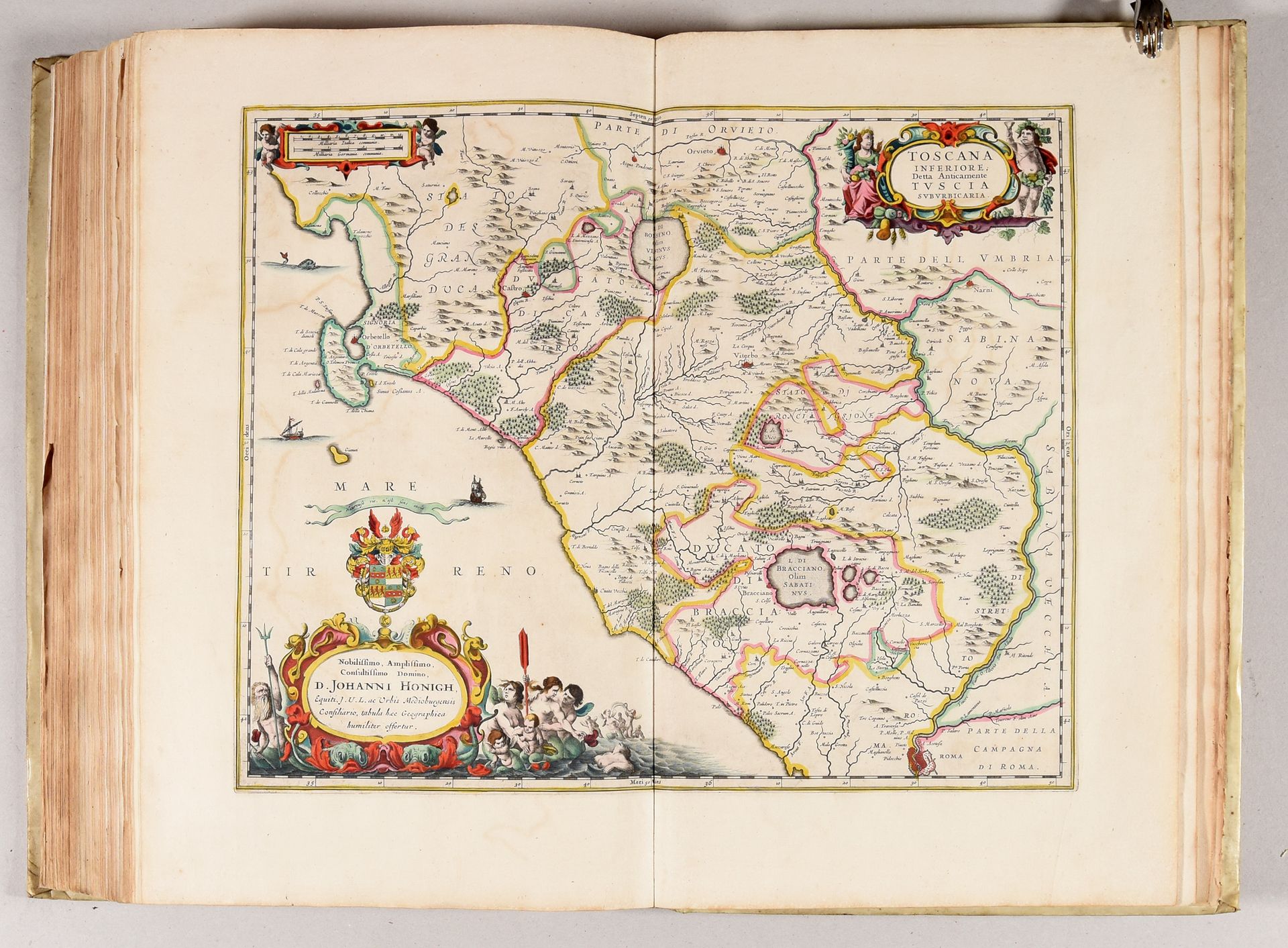 Lairesse, Gerard de Atlas assembled to order containing 92 maps of Europe. 17th-&hellip;