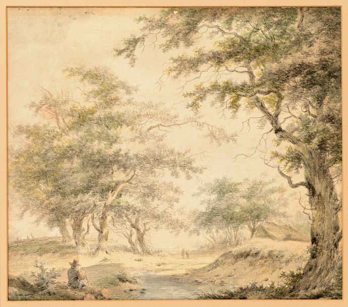 Van Drielst, Egbert Circle of DRIELST, Egbert van [Landscape with trees, path an&hellip;