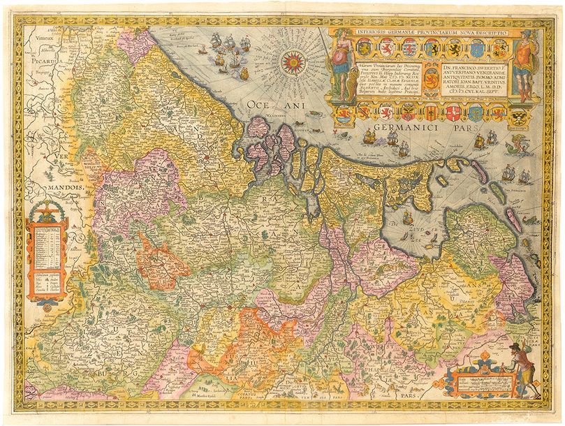 Null ORTELIUS, Abraham Inferioris Germaniae Provinciarum nova descriptio. Antwer&hellip;