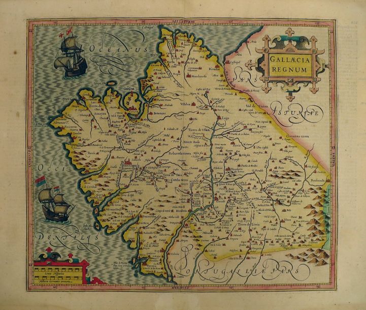 Null 25 maps. Amsterdam Hondius & Janssonius 17th c Copper engrs, sl. Size diffe&hellip;