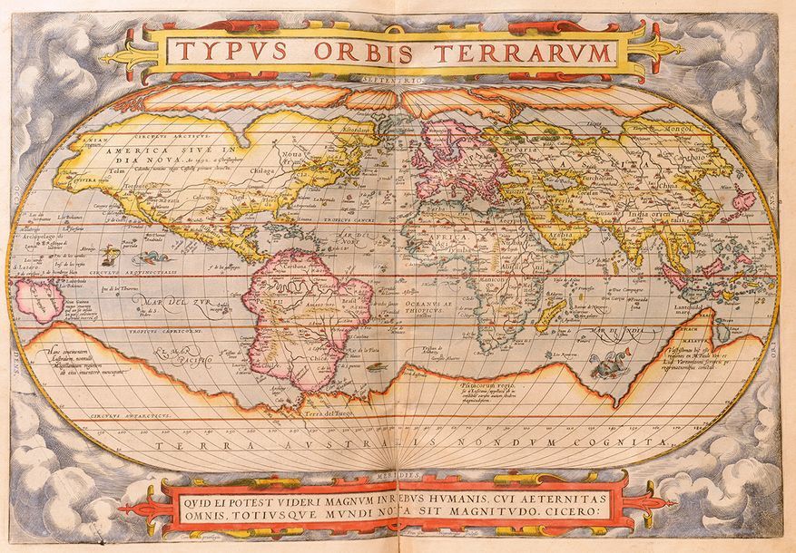 Null ORTELIUS, Abraham Theatrum orbis terrarum. Antwerp Chr. Plantin 1584 Fol.: &hellip;