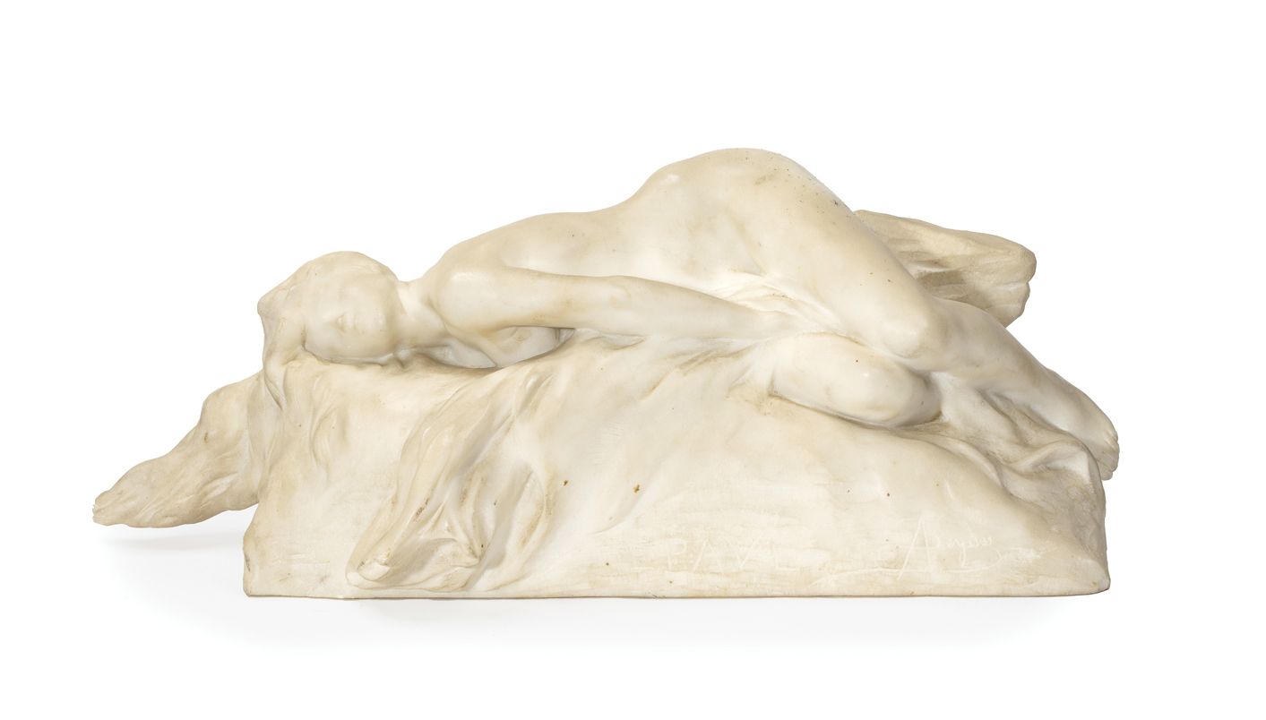 Null Auguste SEYSSE (1862-1946).

L’épave.

Sculpture en marbre blanc de Carrare&hellip;