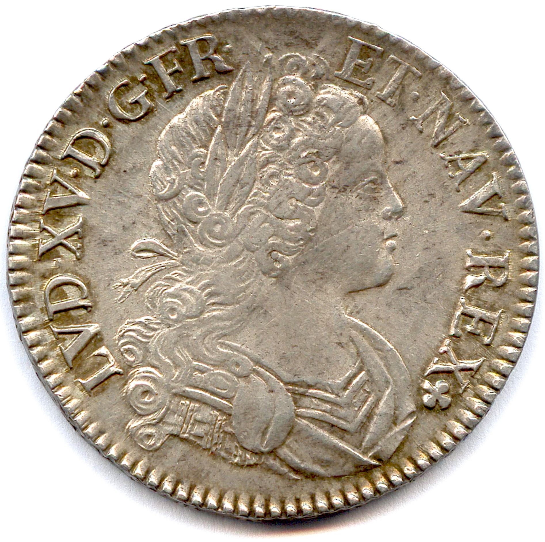 Null LUIGI XV 1715-1774

Scudo di Navarra 1718 A = Parigi. 

(24,41 g) Gad 318

&hellip;