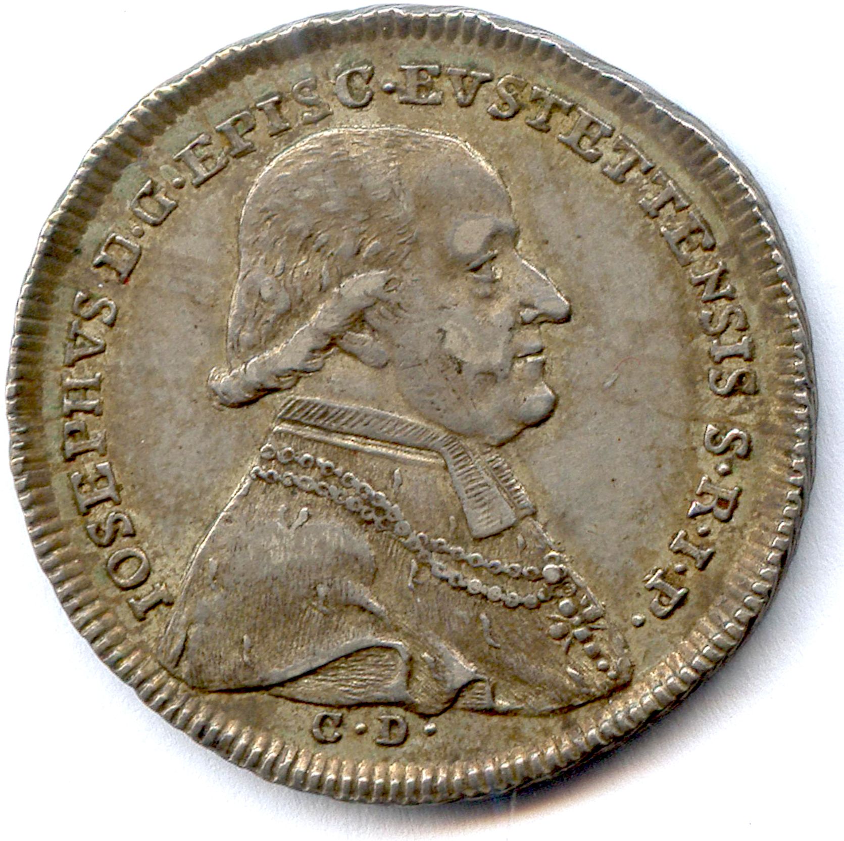 Null 德意志国家的战争

与法国

约瑟夫-格拉夫-冯-斯图本伯格

Prince-Bishop 1796

贡献银半塔勒1796CD。

(14,00 g&hellip;