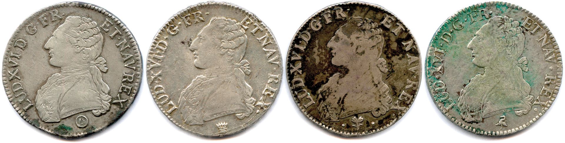 Null LOUIS XVI 1 de septiembre de 1774 - 21 de enero de 1793

Cuatro escudos con&hellip;